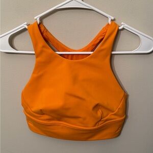 VGUC Lululemon High Neck Wunder Train Longline Bra B-D Cup Size 6